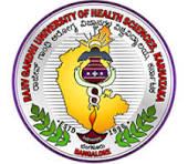 Rajiv Gandhi University of Health Sciences Logo